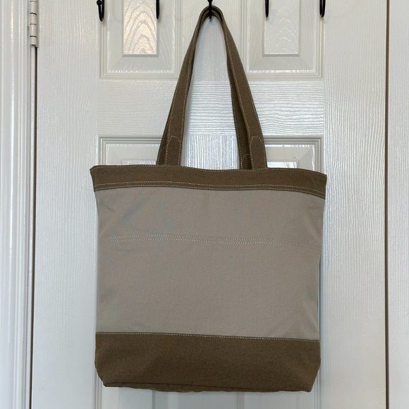 *SOLD* Life is Short "Live, Love, Create" Up-Cycled CanvasTote by Mona B - Picture 3 of 9